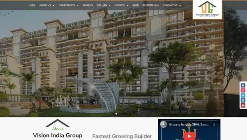 Vision India Group - Real Estate Website Development