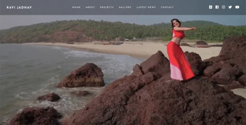 Ravi Jadhav - Portfolio Website Design