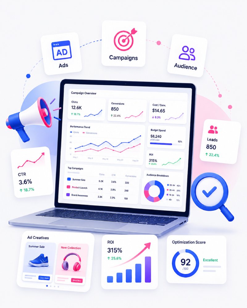 Paid Ads and Campaign Support - EngiNerds Digital Agency - Portrait