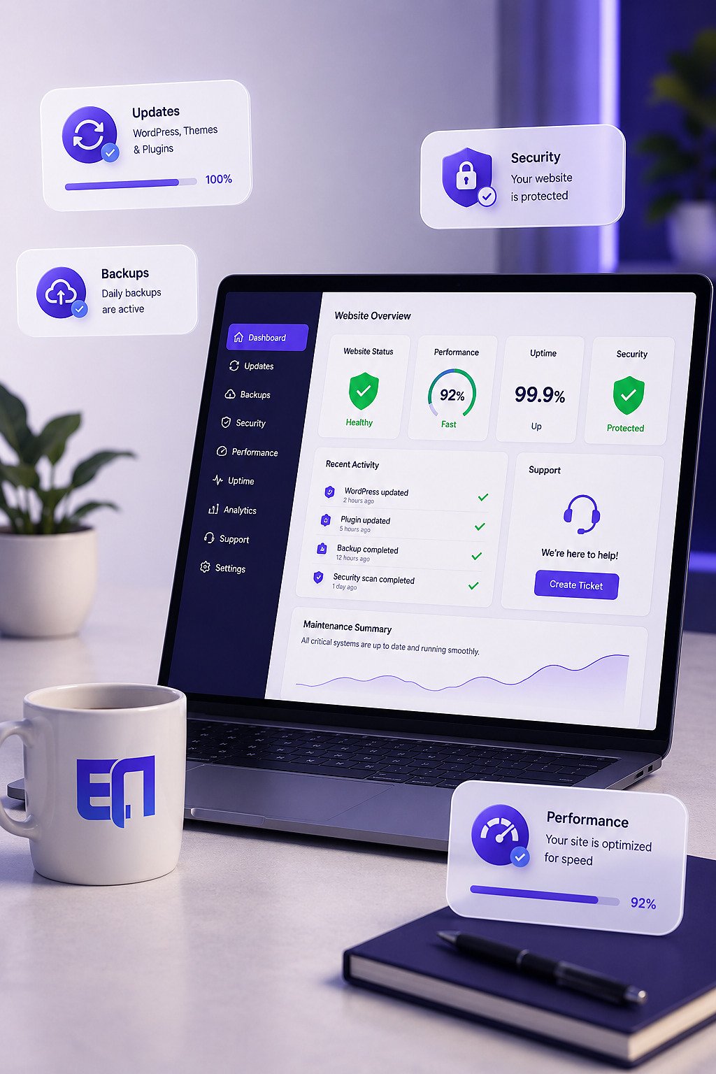 Website Maintenance And Technical Support EngiNerds Digital Agency
